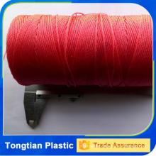 3 strands 1mm red pp rope